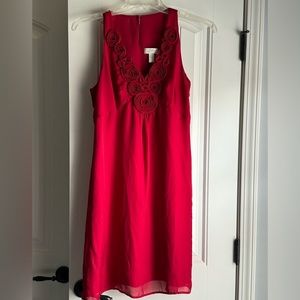 Loft Floral Embellishment Dress